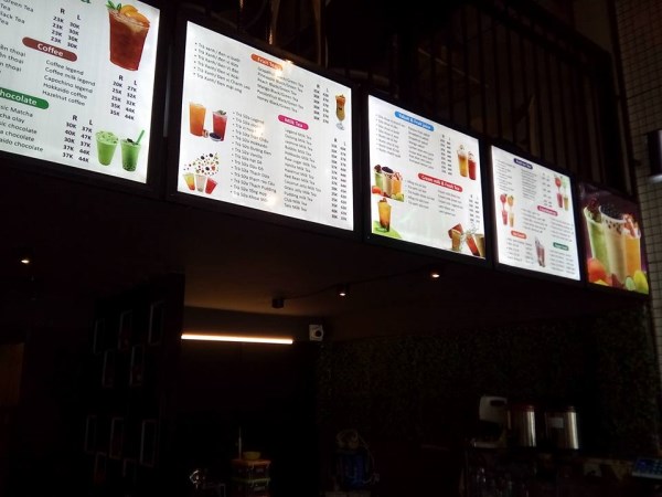 Biển LED menu - Quảng Cáo Khải Hoàng - Công Ty TNHH TM DV Khải Hoàng